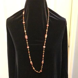 Pink Beaded Necklace